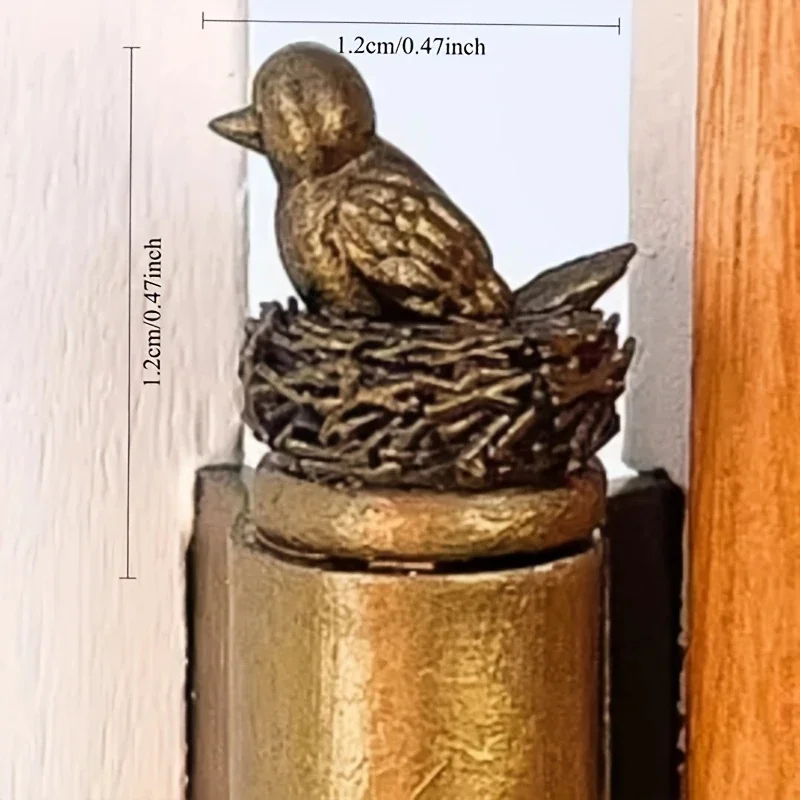 1 قطعة زينة المهرجان مفصلات الأبواب البرونزية تصاميم الحيوانات بالإضافة إلى الخزائن المغناطيسية والتماثيل الزخرفية للمكاتب المنزلية