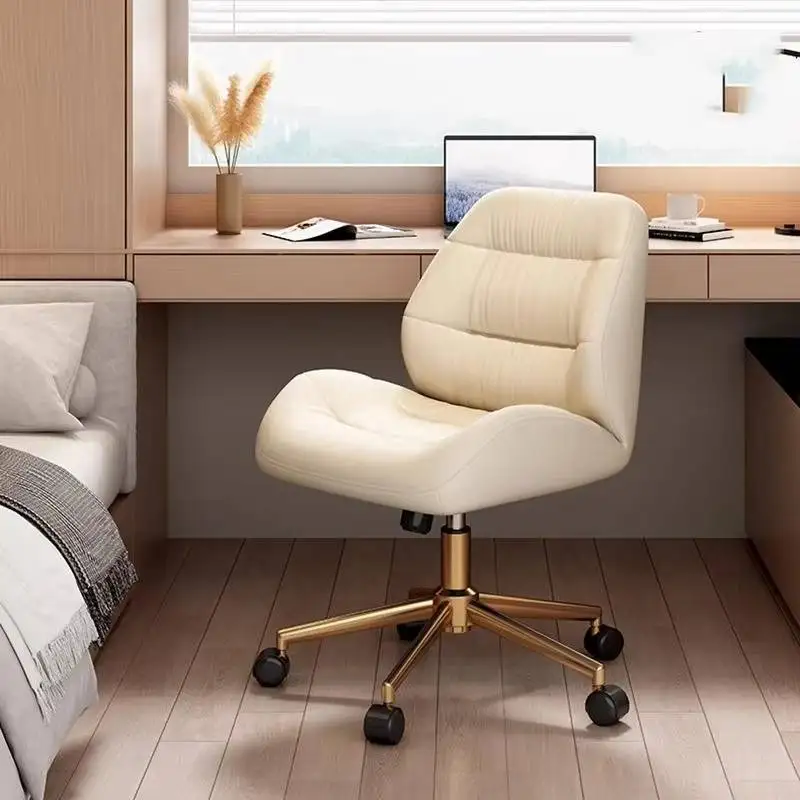 

Comfy Elegant Beige Office Chair Luxury Backrest Conference Ergonomic Gaming Chairs Modern Designer Sillas De Oficina Furniture