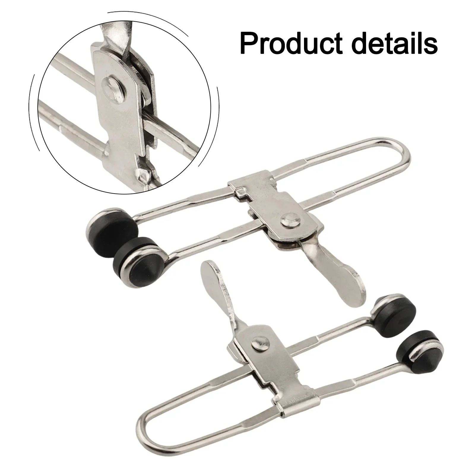 

2pcs Suspended Ceiling Grid Clamps Tile Installation Clips Rust Proof Tile Mounting Clip Multifunctional Holding Device Fastener