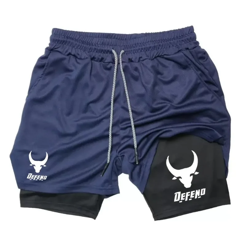 

Мужские компрессионные спортивные шорты, спортивные брюки с боксерским принтом, двухслойные, быстросохнущие, баскетбольные, пляжные, мышцы, фитнес