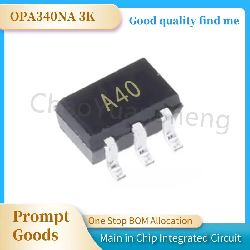 1pcs)OPA340NA/3K OPA340NA screen printing A40 SOT-23-5 operational amplifier IC  100% New&Original