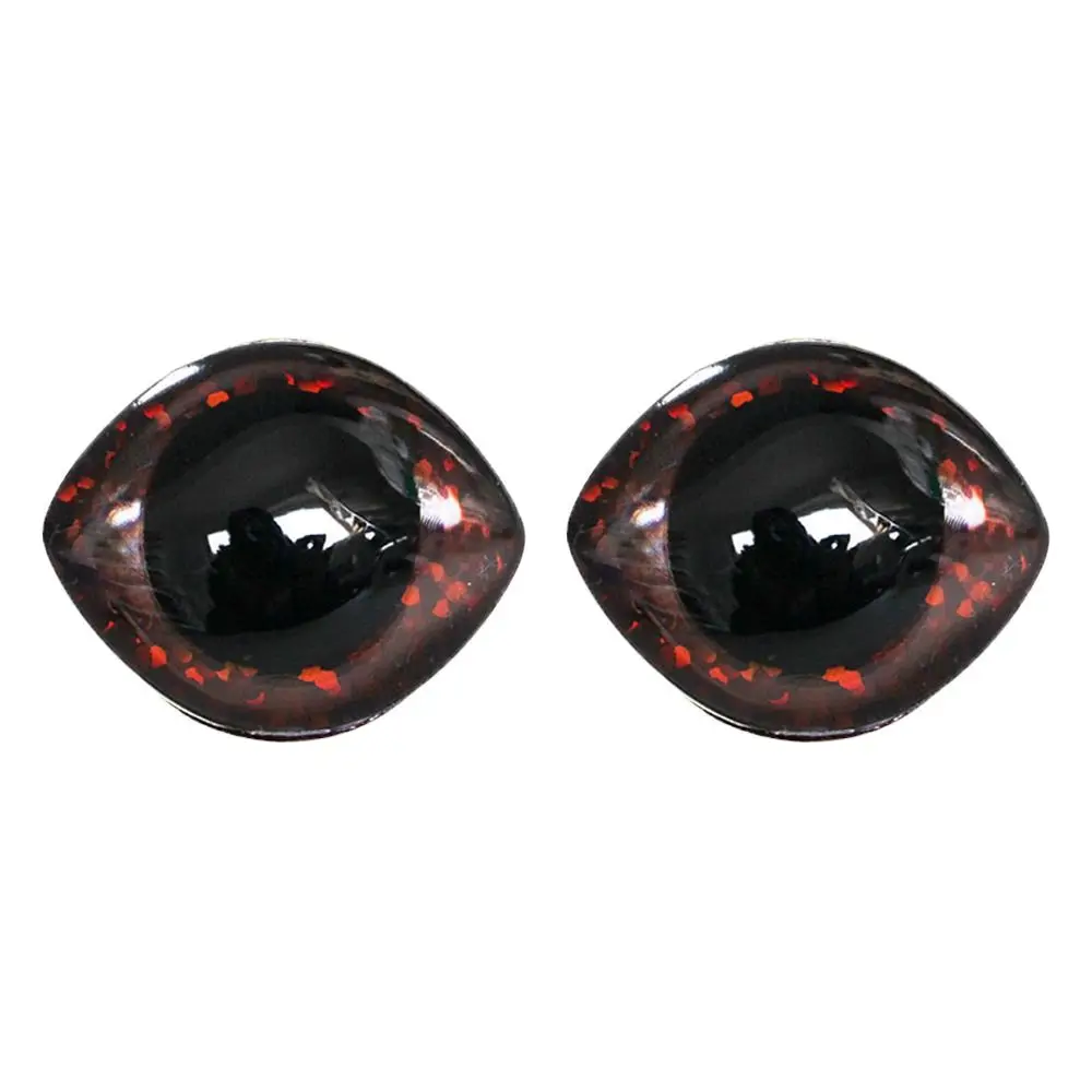 New Design 10pcs Oval Eyes Clear Safety Three-dimensional 3D Eyes 20x23mm Toy Eyes Doll