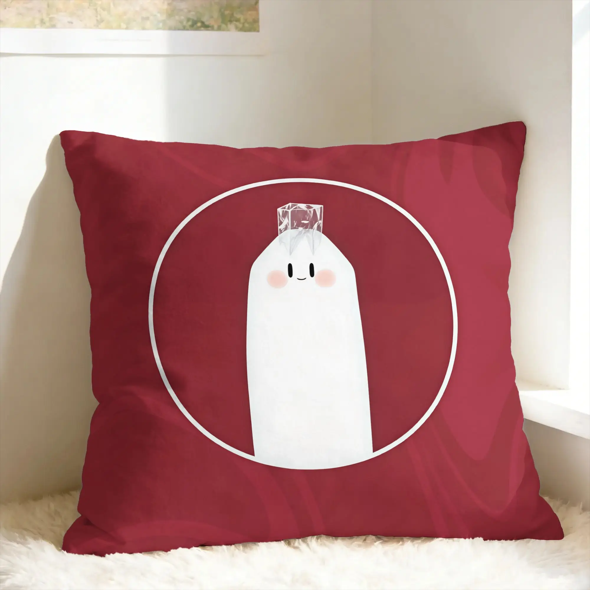 L-Lightsaber BL Manhwa Pillow Case  Square Pillow Cover Vintage Cushion Cover For Living Room Sofa