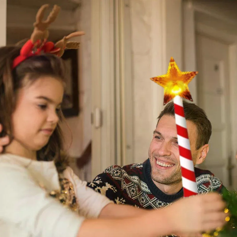 ตัวควบคุมไฟคริสต์มาสแบบแท่งวิเศษ, ตัวควบคุมไฟ LED รูปดาวแบบมีเสียงเพลง, ของตกแต่งคริสต์มาสสำหรับบ้าน