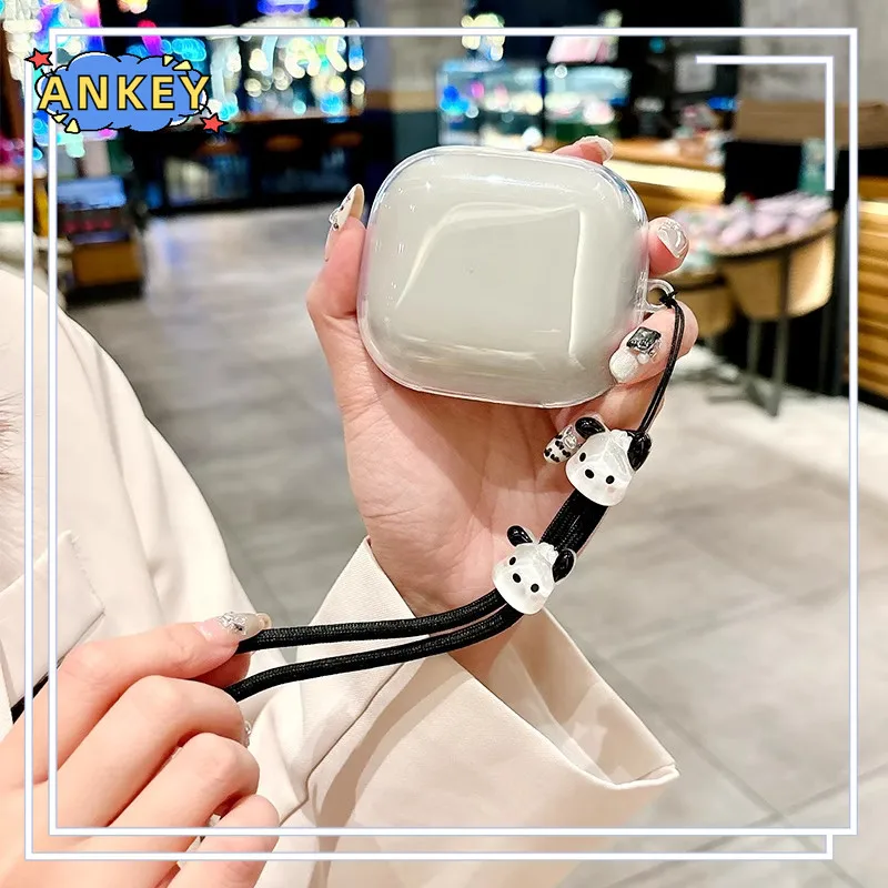 Para Anker Soundcore Liberty 5 ANC funda protectora transparente TPU cubre auricular Bluetooth