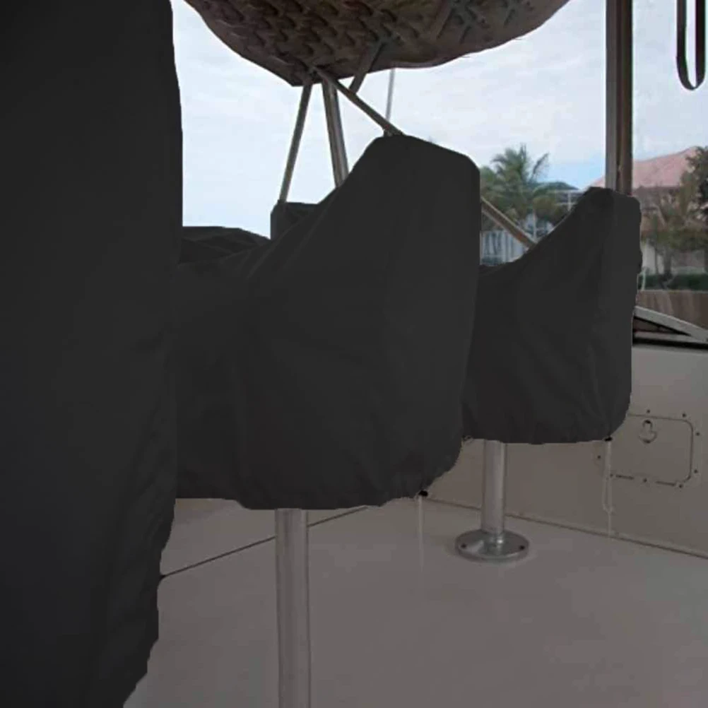 

210D Waterproof Boat Seat Covers 56x61x64cm Captains Chair Protector Durable Oxford Cloth Marine Cover Yacht Outdoor
