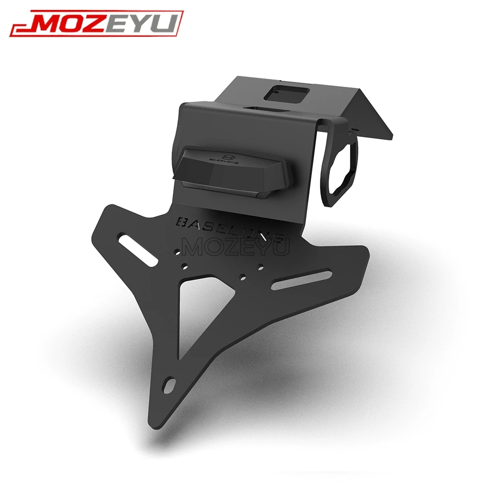 MOZEYU License Plate Holder For KAWASAKI NINJA 1000 SX / Z1000SX 2016 2017 2018 2019 2020 2021 2022 2023 2024 Tail Tidy Fender 4