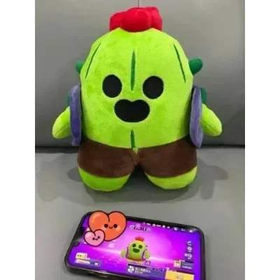 10cm-25cm Cartoon Cosplay Brawler Spike Plush Toy Cotton Pillow Dolls Cute Game Character Game Peripherals