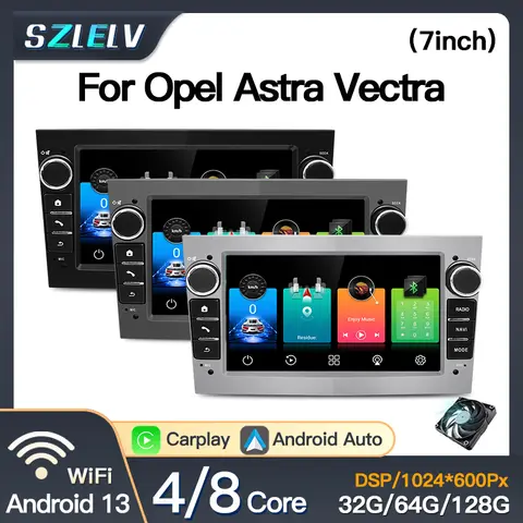 7 Inch Carplay Video Player Autoradio For Opel Astra Antara Vectra Corsa Zafira Multimedia Car Radio Android 13 Auto Play 2 Din