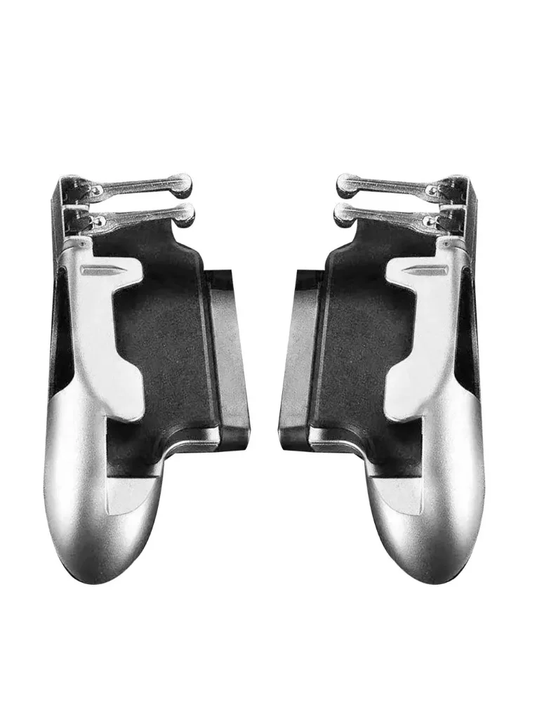 Manette de jeu de tir pour tablette FPS, avec bouton de tir, noir et rouge