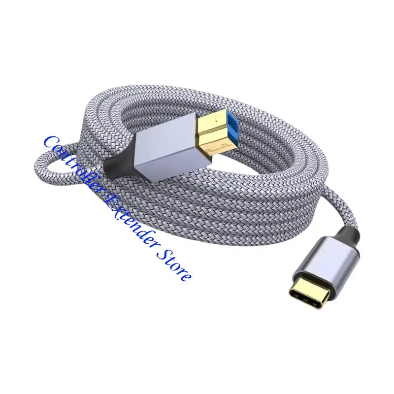 N84B Tipo C cable impresora USB B 5Gbps Transferencia datos velocidad rápida para escáneres