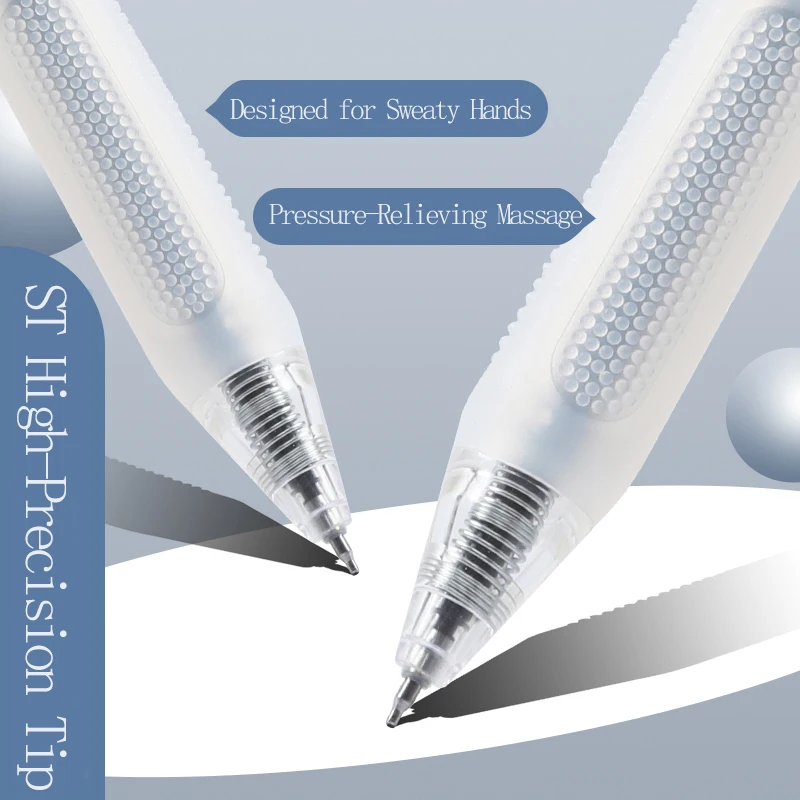 

Черная гелевая ручка M&G диаметром 0,5 мм, устойчивая к поту конструкция, наконечник ST, быстросохнущие чернила, многоразового использования, идеально подходит для студентов и офисного использования.