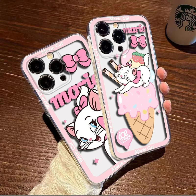 Disney Marie Cat Soft Case for Moto G4 Plus G41 G5 Plus G50 G51 G5S G6 Play G60 G7 Power G71 G5 G9