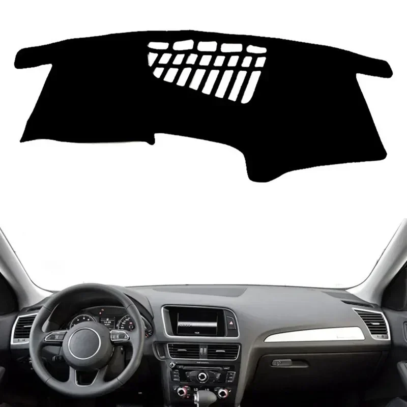 For Audi Q5 8R 2009- 2016 S-line Dash Dashboard Cover Pad Mat Sun Shade Dashmat Protective Carpet Car Accessories