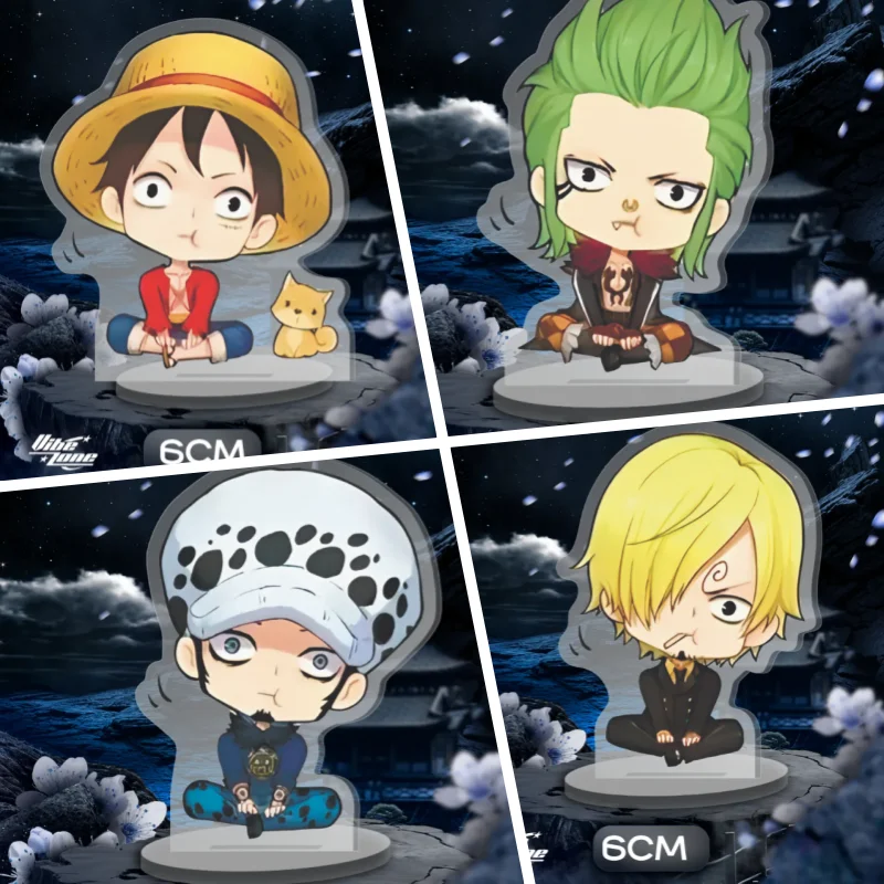 

Акриловая фигурка One Piece: Монки Д. Луффи, Сабо, Ророноа Зоро, Бартоломео, Санджи (Q-версия) – настольное украшение, подарок