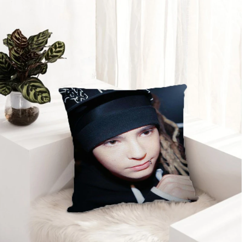 Tokio Hotel Band Tom Kaulitz Body Pillow Covers for Bed Pillows Home Decoration Short Plush Cushion Cover Decorative Pillowcases