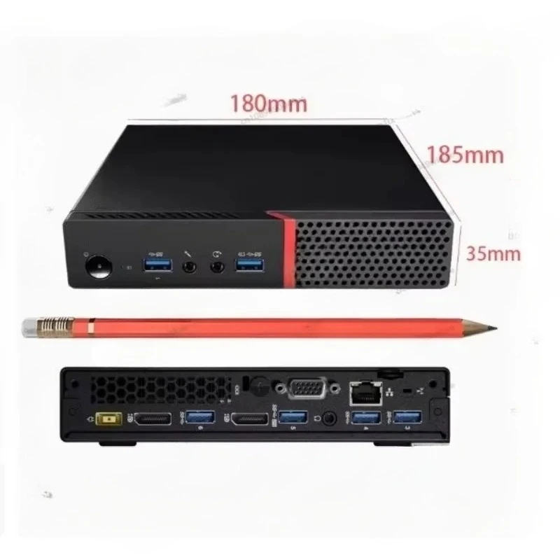 Office Home Mini Computer Host | i7 High Performance, Small Size | M710q Micro Desktop
