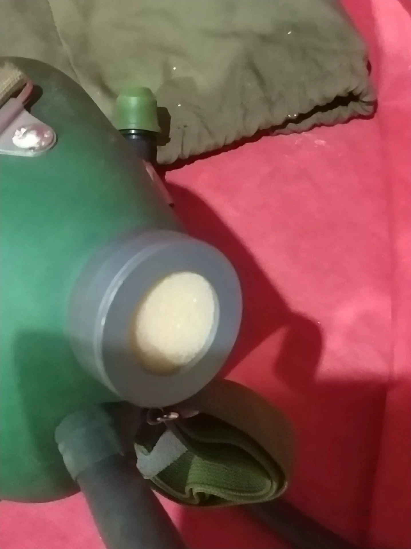 الفائض العسكري الأصلي الأصلي الصيني عالي الارتفاع قناع الأكسجين الطيار وحقيبة قماش