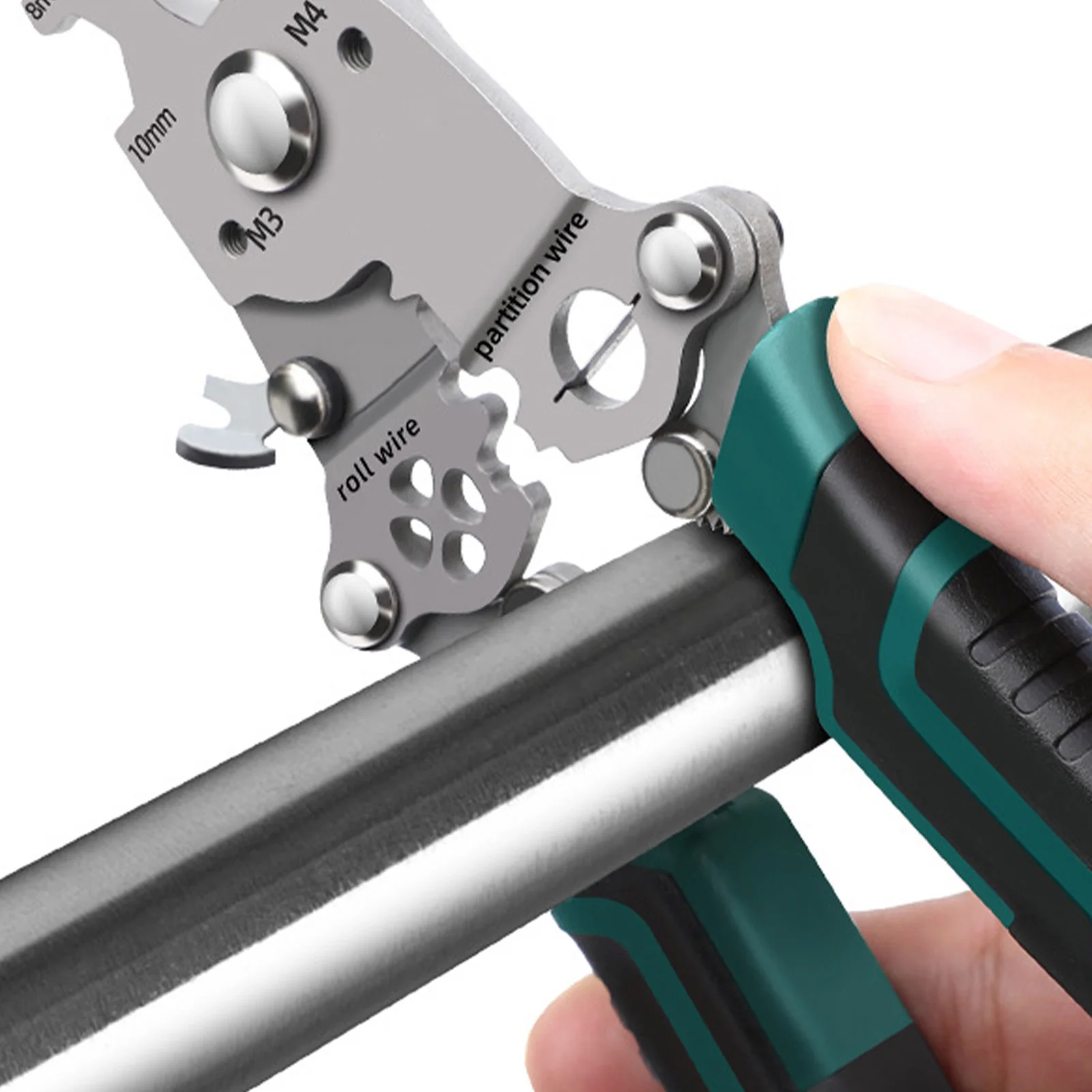 Multifunctional Foldable Wire Stripper Efficient Terminal Crimping Quick-Change Locking Design Essential Companion for