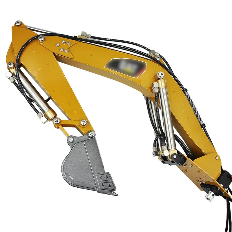 RC Excavator Metal Hydraulic Machine Arm HUINA 580 RC Excavator Upgrade Hydraulic Pump Integrated Oil Tank Parts System