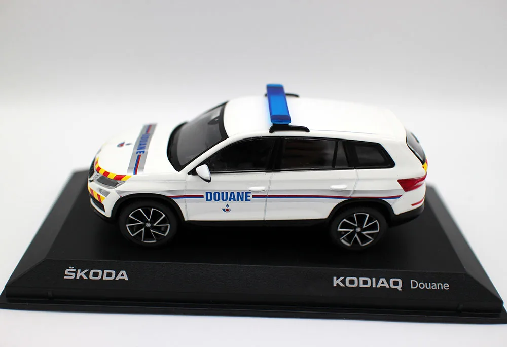 NorRev Model 1:43 Skodaa KODIAQ Douane Police-car Diecast Alloy Toys for collection gift