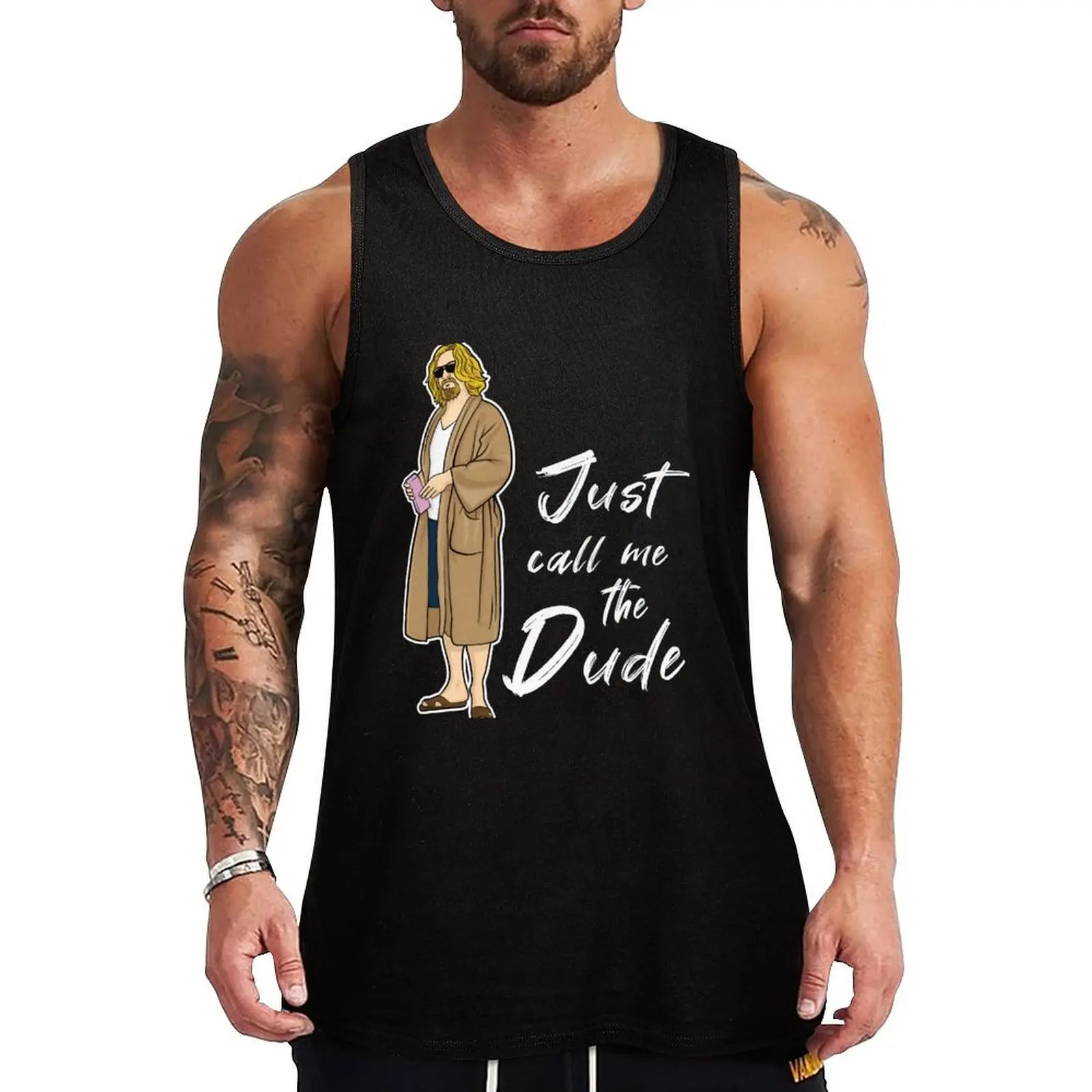 

Just call me the dude Tank Top gym top gym clothes men Body man sexy clothes men
