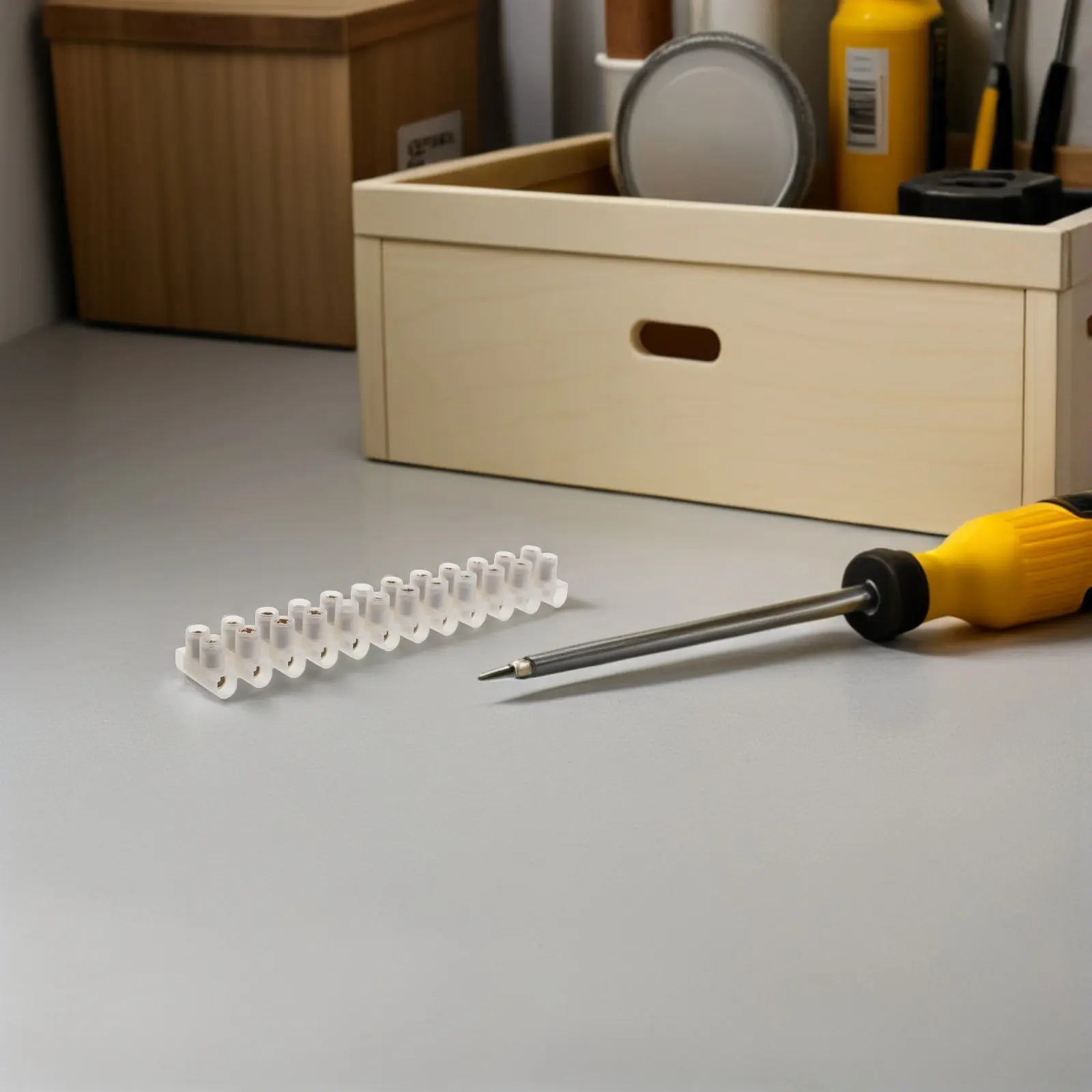 20 Pcs Electrical Connectors Barrier Terminal Strip Dual Row Screw Terminals 12-position Block