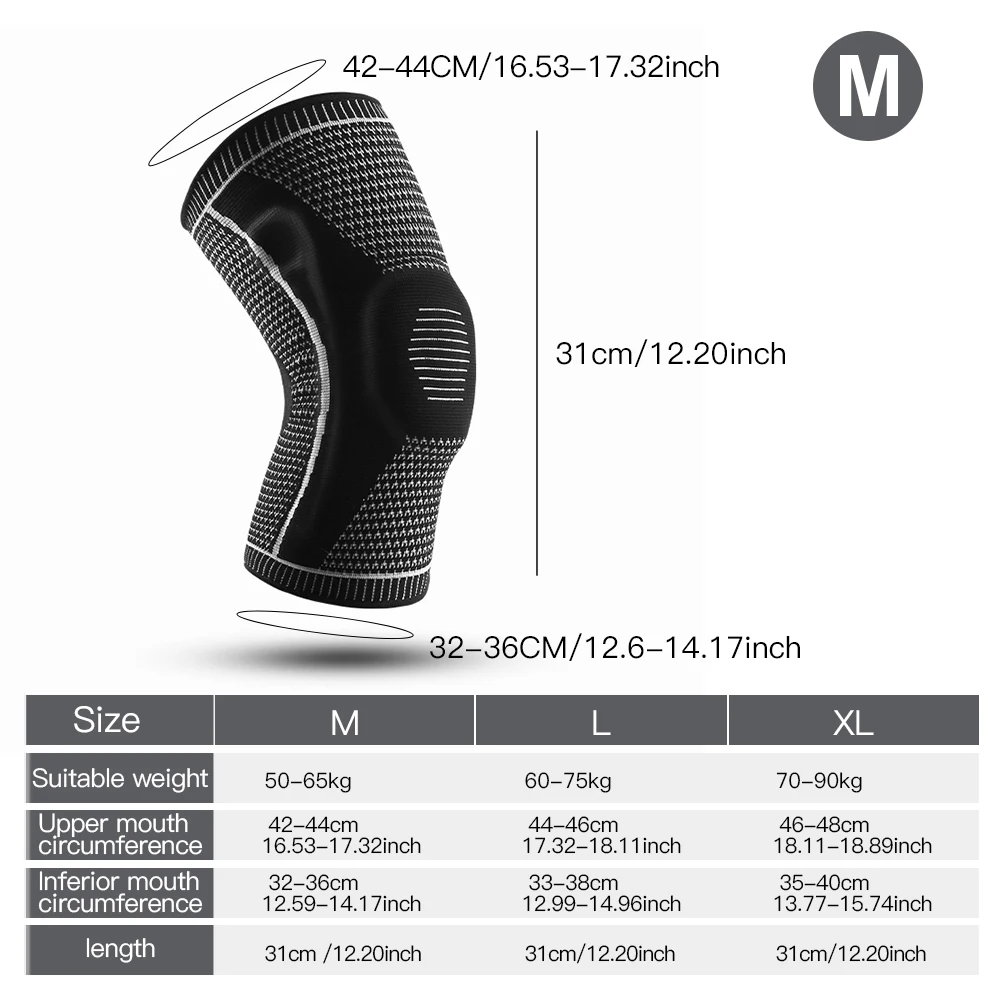 1 STKS Patella Mediale Ondersteuning Voor Stabiele Meniscus Siliconen Compressiebescherming Voor Sport Kniebeschermers Basketbal Hardlopen