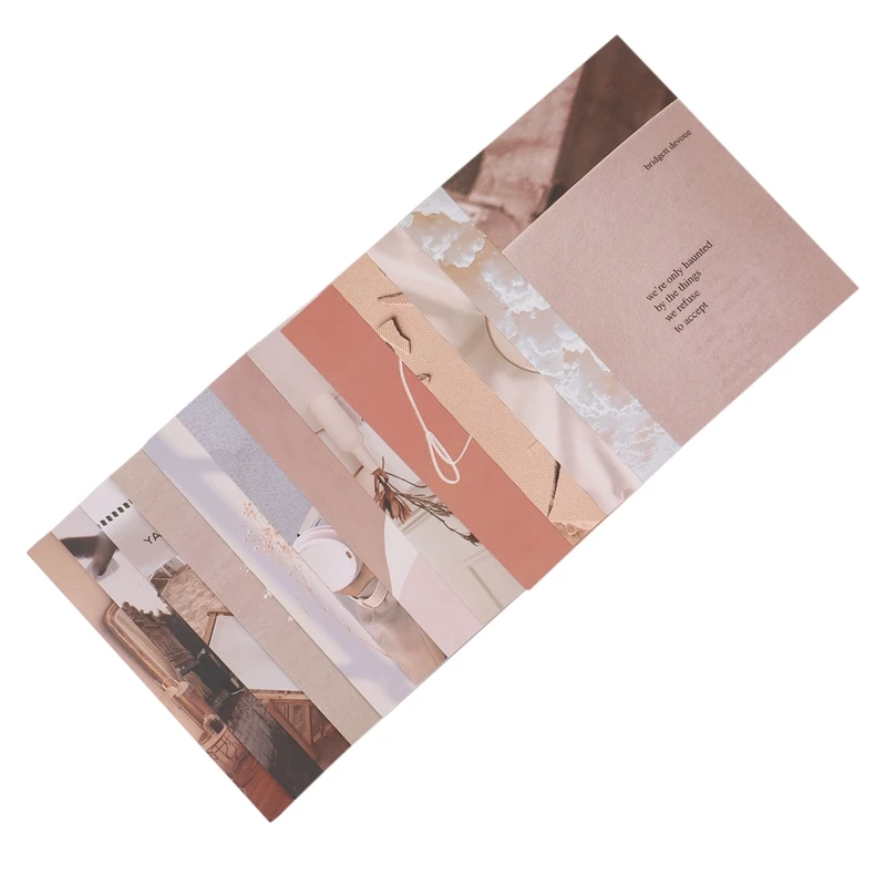 50PCS Scrapbooking Material, Retro Diary Paper, DIY Craft Background, Light Writing Decoration, For Writing