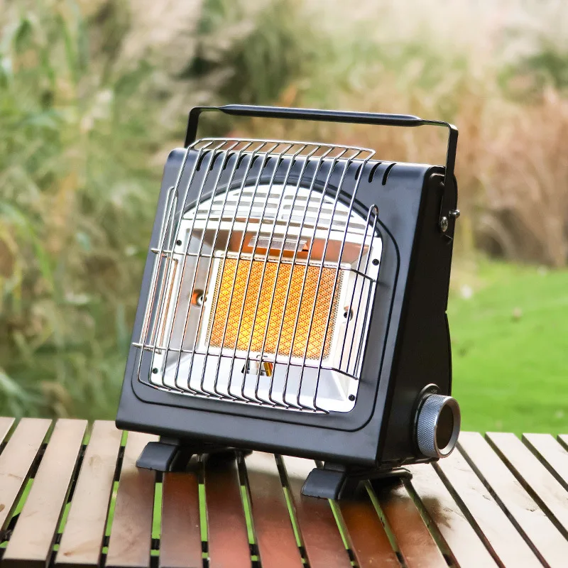 Portable 2L Butane Gas Heater for Outdoor Camping & Hiking Steel Infrared Tent Heater for Winter Cookware