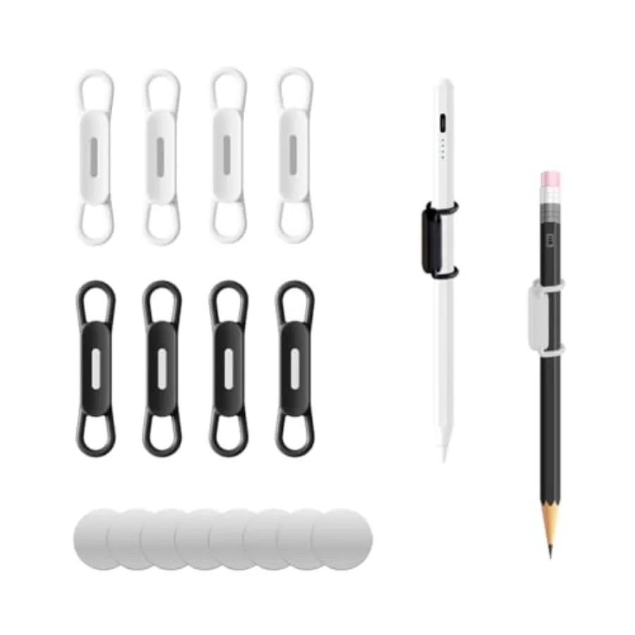 Silicone Magnetic Pen Holders Set of Eight