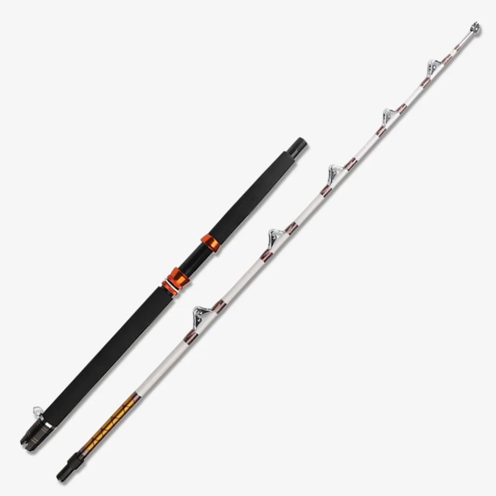 

1.65M Pulley Ring Spining Fishing Rod 50kg above Superhard Section 2 Long Distance Throwing shot Rod Sea Ocean Boat Fishing Rod