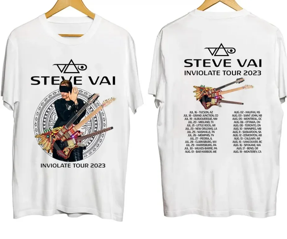 Inviolate Northh Americann Concert Png Stevee Vai 2023Tshirt