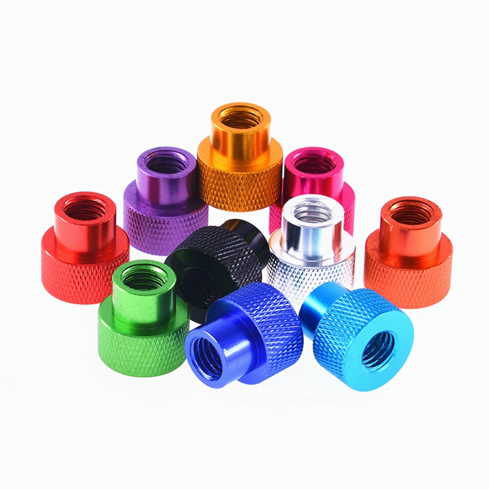 2-5pcs M3 M4 M5 M6 M8 Colourful Aluminium Alloy Hand Tighten Knurled Thumb Nut for FPV RC Car Parts Hardware