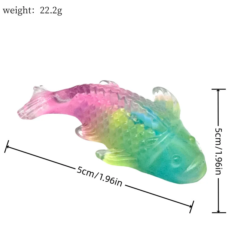 Brinquedo sensorial bonito colorido gradiente ovelha lua coelho peixinho squeeze brinquedo tpr silicone pitada descompressão brinquedo crianças presentes