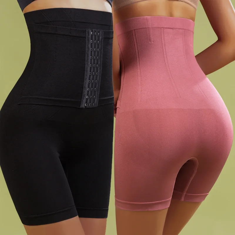 Hohe Taille Damen Body Shaper Taille Trainer Höschen Bauchkontrolle Schlankheits-Boxershorts mit Hüften Lift und Breasted Shapewear