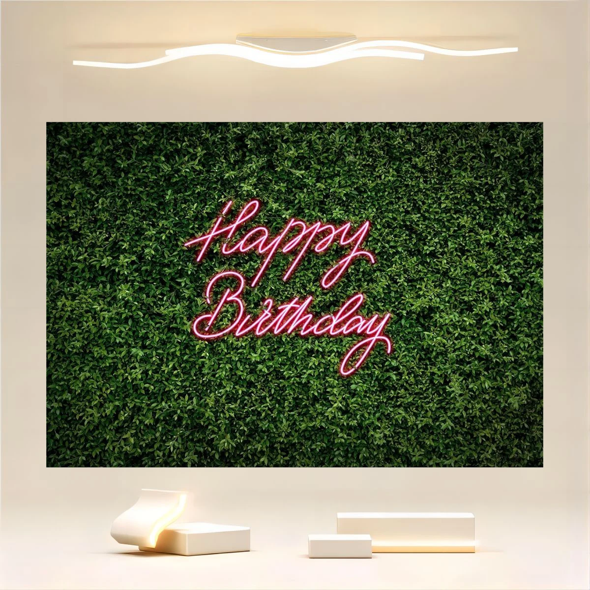 Happy Birthday, Green Leaves, Grass Leaves, Countryside, Spring Plants, High Nature, Pink Women's Background, Birthday Party