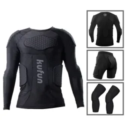 Motorcycle Armor Underwear Protector Motocross Jacket Layer Pants Compression Shirts Motorbike Body Protective Bike Gear Suit