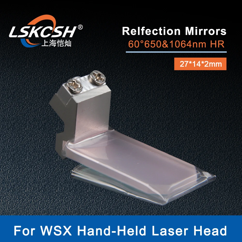 Imagem -06 - Lskcsh Hand-held Welding Head Reflector Lens 27 14 mm com Suporte para Wsx Relfar Fiber Laser Welder Welding Head Gun