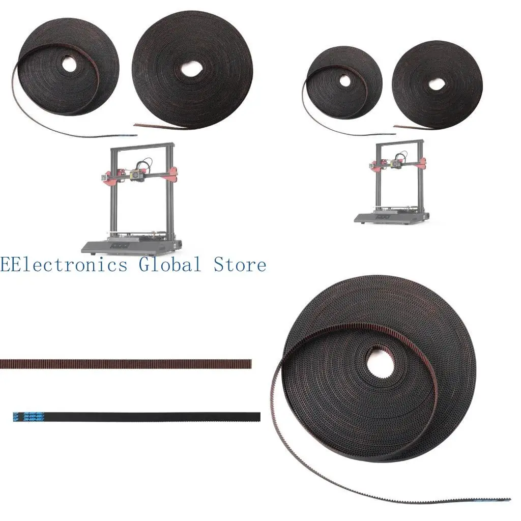 

462B -принтер открыть График Резиновый ремень Принтер аксессуар 2/5 м шириной 9 мм для Ender