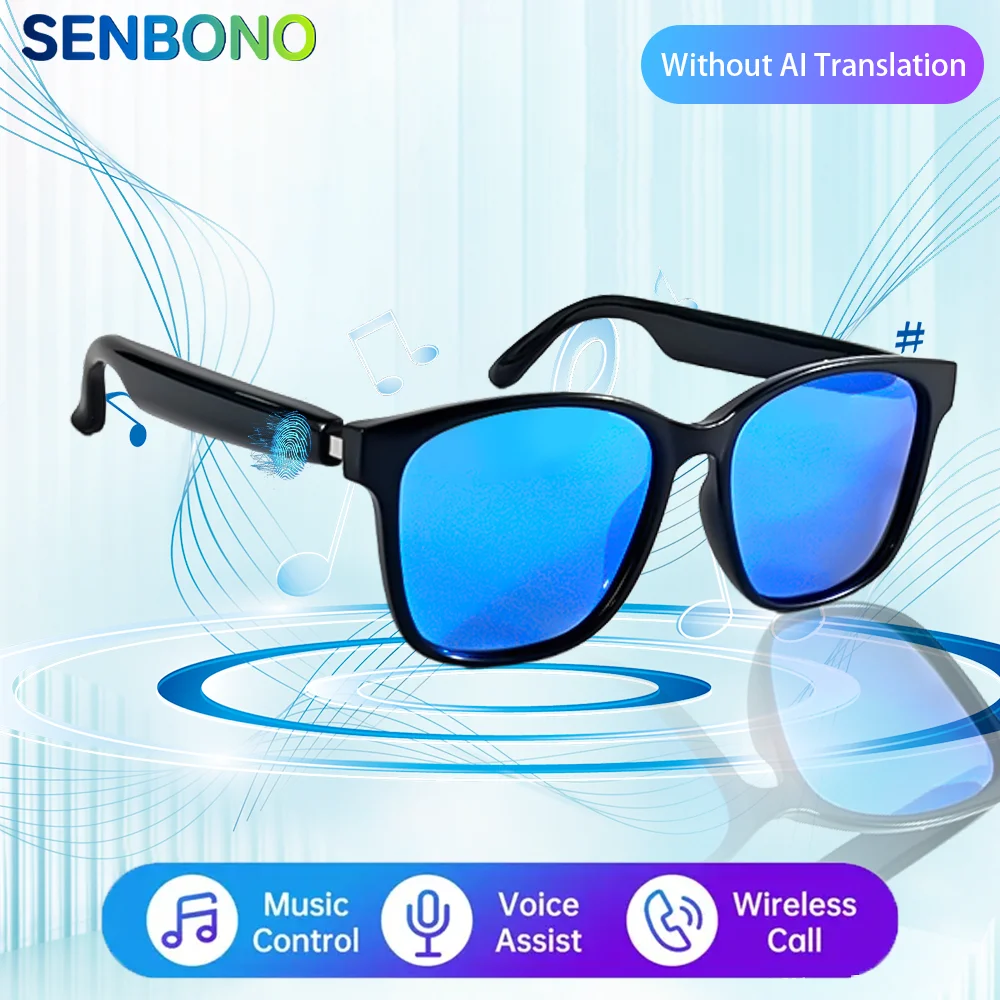 SENBONO 2025 新型スマートグラス AI翻訳搭載 スマートグラス