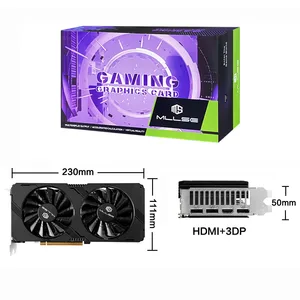 بطاقة رسومات MLLSE-AMD RX 5700 XT ، 8 جيجابايت ، GDDR6 ، 256 بت ، PCI-E 4.0 × 16 ، 6 + 8 سنون ، وحدة معالجة رسومات Radeon ، بطاقة رسومات للألعاب أفضل 8 بطاقات فيديو ذات 6 سنون مبيعا - No8
