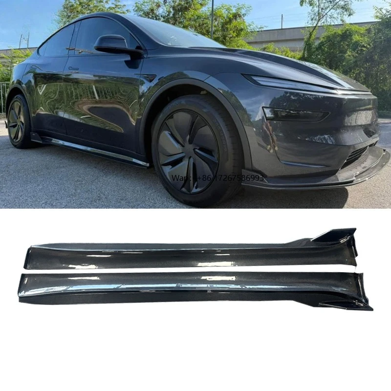 

Для новой модели Tesla Model Y 2025: Комплект обвеса из сухого карбона (боковые юбки, бампер, спойлер)