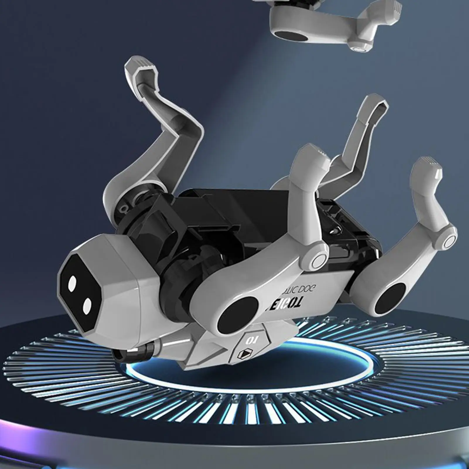 ロボット子犬 インタラクティブアクションロボット犬のおもちゃ 教育玩具 誕生日休暇用学習 子供用 ユースボーイズ こどもの日