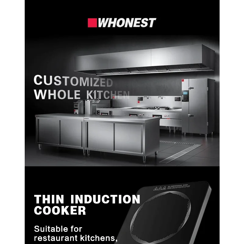 220v 3500w   Innovative portable electric cooker Ultra-thin stainless steel induction cooker with continuous adjustable heating