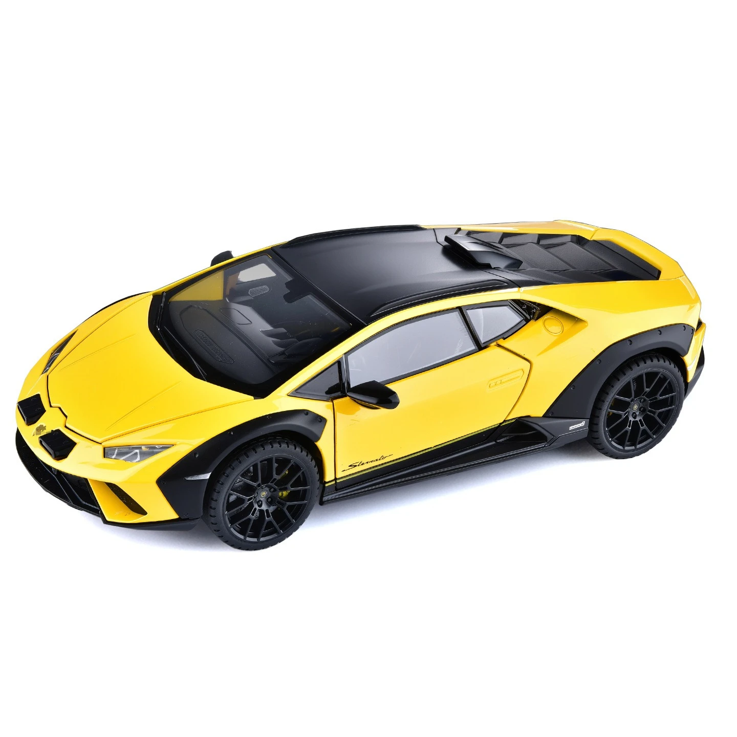 Huracan Sterrato-modelo de coche de aleación para niños, juguete coleccionable con sonido y luz, regalo de cumpleaños, 1:24