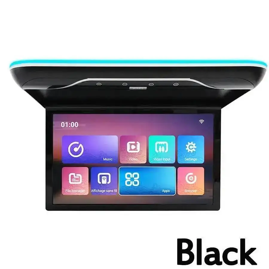 17inch Android 13 Roof Ceiling Monitor Universal Car WIFI USB HDMI Multimedia Video Player For Saic Maxus G10 CUV Screen