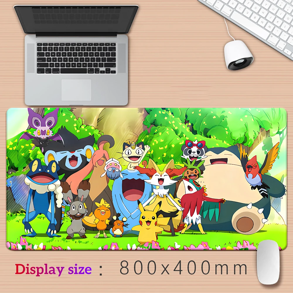 Pikachu and its friends Mouse Pad Keyboard Gaming Accessories Mouse Mats Game Office Computer PC Gamer Laptop Desk Mat