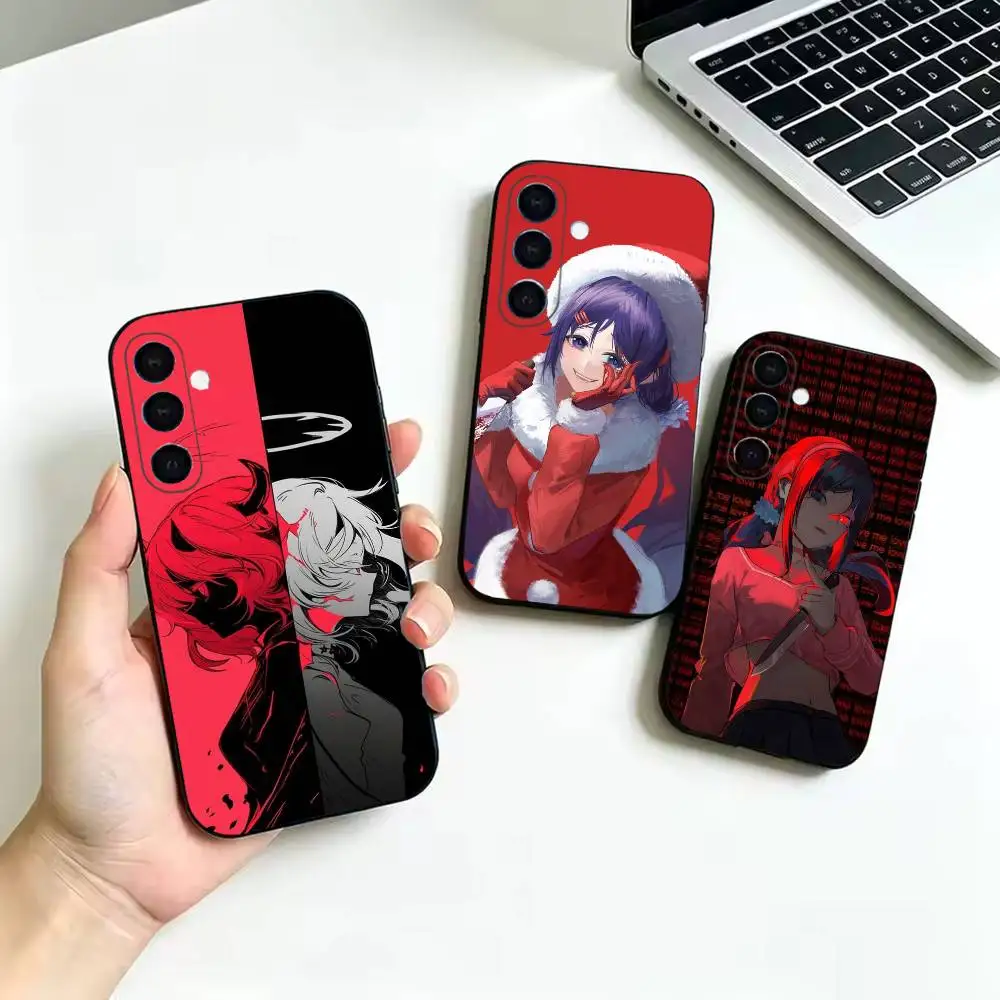The S-Simpsons Shockproof Black Case, Compatible with Samsung Galaxy A02S,A12-A52,A21S,A31,A41,A51,A71-A73,A30S