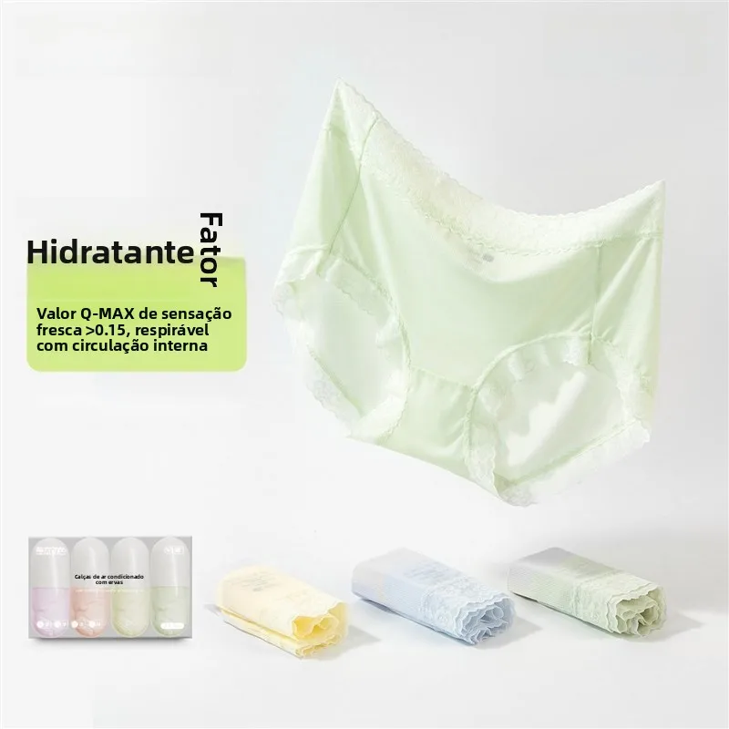 herbivore-initials-ice-muscle-milk-u-acid-pants-women's-underwear-breathable-seamless-summer-thin-style-ladies-briefs